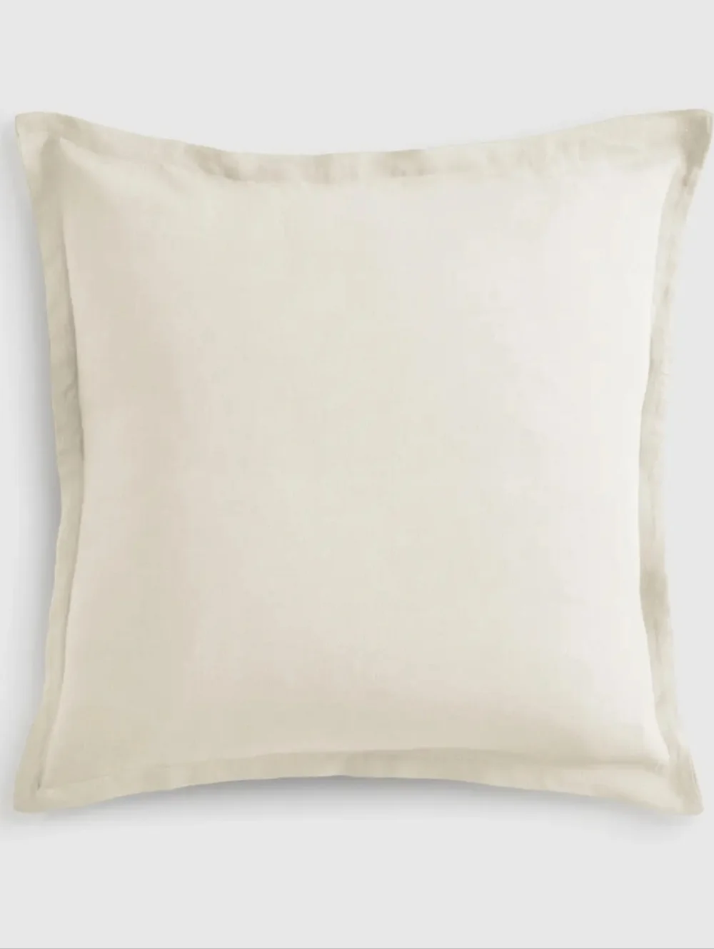 Quince European Linen Euro Sham - Cream